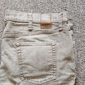 Goodfellow & Co Men's Beige Straight Jeans Size 40x32